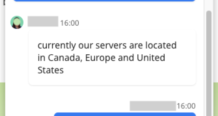 Hostpapa live chat: Currently our servers are located in Canada, Europe, and United States.